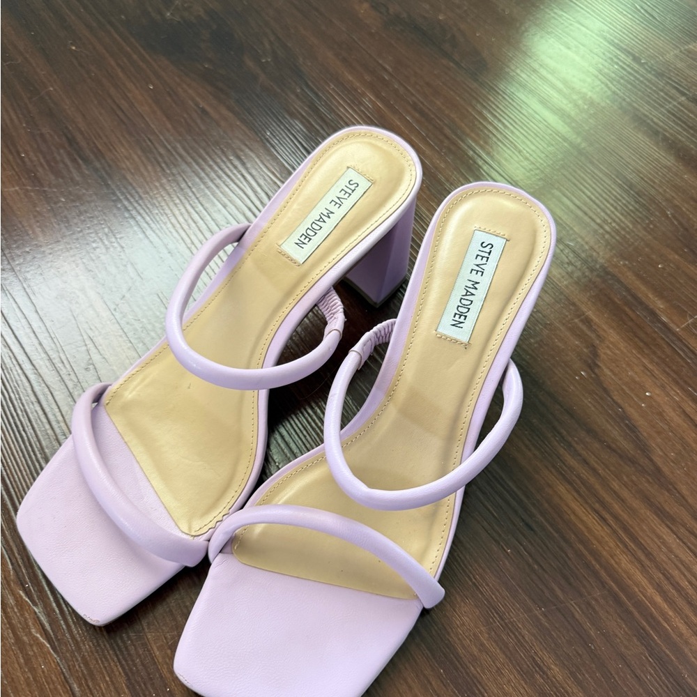 Steve Madden Lavender Strappy Heels